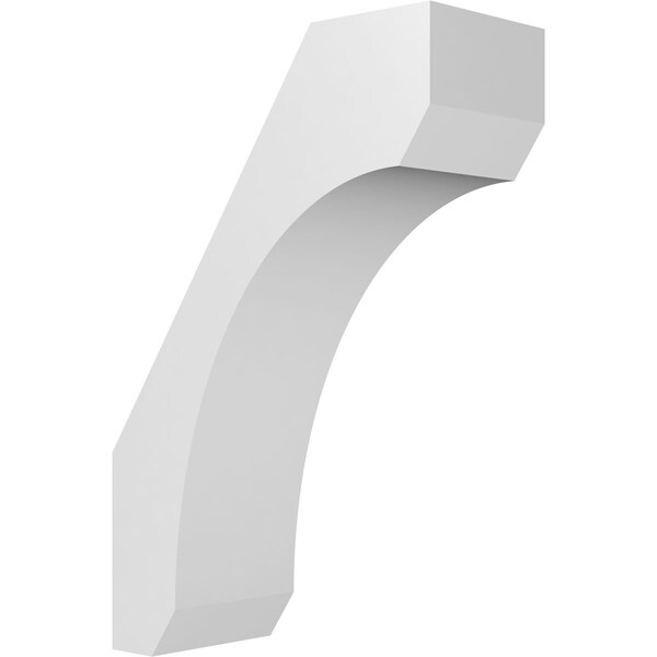 Ekena Millwork 3 1/2-in. W x 8-in. D x 12-in. H Legacy Architectural Grade PVC Knee Brace BRCP035X08X12LEC - main